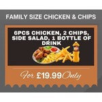 Family Size Chicken & Chips