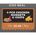 4 PCS Chicken Nuggets & Chips for Kids