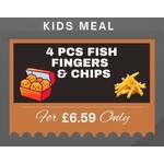 4 PCS Fish Fingers & Chips for Kids